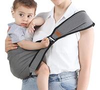 Écharpe Porte, Echarpe Koala, écharpe de Portage élastique, Porte-bébé, écharpe de Portage, Echarpe de Portage Physiologique Porte Bebe Ergonomique et Physiologique -gris