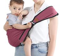 Écharpe Porte, Echarpe Koala, écharpe de Portage élastique, Porte-bébé, écharpe de Portage, Echarpe de Portage Physiologique Porte Bebe Ergonomique et Physiologique -rouge