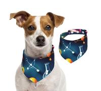 Écharpe pour animal de compagnie avec impression scientifique abstraite, chimie, accessoire de vacances doux et confortable pour Noël, cadeau chaud et élégant