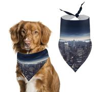 Écharpe pour animal de compagnie - Bandana pour chien - Imprimé New York City - Pour la plupart des chiens et chats