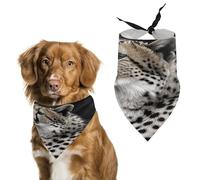 Écharpe pour animal de compagnie, motif guépard, bandana triangulaire doux et respirant pour chiens et chats, parfait pour un usage quotidien ou des occasions spéciales