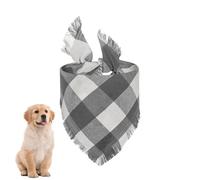 Écharpe pour Chien à Carreaux, Bandana pour Chien à Carreaux - Écharpe Respirante pour Animaux de Compagnie à Carreaux - Bandanas lavables pour Animaux de Compagnie, Foulard décoratif pour Chien pour