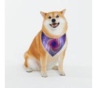 Écharpe pour Chien Plantes Psychédéliques Doux Pet Dog Bandana Personnalisés Écharpe Triangle pour Chat Chiens Voyages