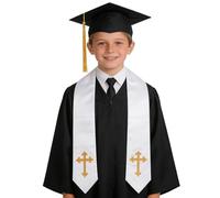 Écharpe pour enfant à broder au point de croix, écharpe de remise de diplôme, cape d'honneur, écharpe de cérémonie, écharpe de chorale, écharpe de choral, écharpe de clergé, convient pour les