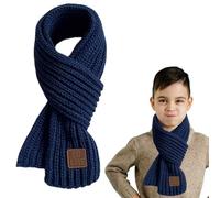 Écharpe pour enfant garçon et fille, écharpe pour enfant, écharpe étoilée et écharpe pour bébé, cache-cou tricotée pour l'hiver - Écharpe douce et belle, pour enfants et bébés - Pour l'hiver, bleu,