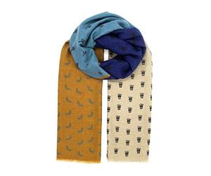 Écharpe pour hommes et femmes Unisexe Design original et moderne Produit VEGAN certifié PETA production Europe design Allemagne (belge)