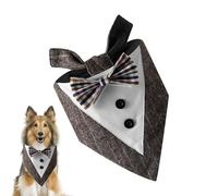 Écharpe pour petits chiens, bandana pour chiens - Bandanas de vacances pour chiens Écharpe triangulaire confortable pour chien,Mouchoirs tendance pour chiens, écharpe triangulaire pour animaux de comp