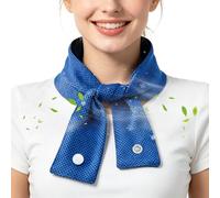 Écharpe Rafraîchissante - Bandana En Tissu Doux, Enveloppement De Cou D'été, Accessoire De Refroidissement Léger | Écharpe Rafraîchissante Pour Le Cou Par Temps Chaud, La Tête, Les Poignets