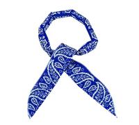 Écharpe rafraîchissante pour le cou, bandana Instant Chill Bandeau Refroidisseurs de cou Serviette froide, cravate trempée imprimée pour femme, par temps chaud et activité de plein air, kl-bleu