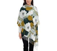 Écharpe Rayures Coquelicot Tendance, Écharpe Châle Doux Léger Grande Et Confortable Multi-Usages, Longue Foulards Pour Femmes Et Hommes En Automne Hiver Printemps 1 Pièce