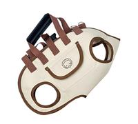 Écharpe respirante pour chien, sac de transport réglable pour chiot et chiot de petite et moyenne taille avec poche, sac à dos de voyage en de toile, sac à dos de voyage à dégagement rapide