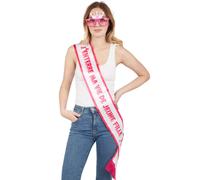 Echarpe Rose J'enterre Ma Vie De Jeune Fille Blanc