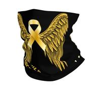 Écharpe Ruban De Survivant De L'Enfance Décoration Faciale Respirant Balaclava Antidérapant Couvre-Chef pour Cyclisme Randonnée Jogging 25X50CM