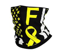 Écharpe Sensibilisation De L'Enfance Balaclava Respirant Cache Cou Anti-Solaire Couvre-Chef pour Course À Pied Randonnée Homme Femme 25X50CM