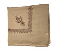 Écharpe Shemagh en coton de 132,1 cm, hijab Keffiyeh pour protection du visage et du cou, couvre-chef du désert pour un usage quotidien Écharpe Shemagh, kaki, taille unique