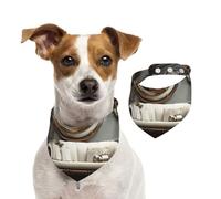 Écharpe style steampunk 3D pour animal domestique, bandanas pour chien, printemps été, en coton doux, accessoires réglables pour petit, moyen et grand, fille, garçon, chiot de petite taille