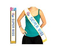 Echarpe Super Miss Bleu