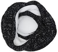 Superdry Tweed Cable Snood Écharpe tricotée, Noir/Vert, Taille Unique Femmes