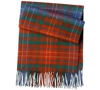 Écharpe tartan 100 % pure laine d'agneau pour femme et homme - 60 x 12" , unisexe, longue écharpe d'hiver en laine brossée douce et chaude à carreaux tartan - Cadeau pour Noël ( Ancien Wilson )