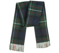 Écharpe tartan 100% pure laine d'agneau pour femme et homme - 60 x 12", unisexe, longue écharpe d'hiver en laine brossée douce et chaude à carreaux tartan - Cadeau pour Noël (Ferguson)