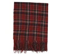 Écharpe tartan pour femme - Châle long tissé 100 % polyester, style populaire, écharpe épaisse et chaude pour l'université, motif à carreaux décoratif inélastique, coupe-vent sans plumes, idéal pour r