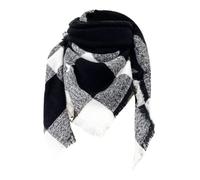 Écharpe Tartan Retro pour Femmes Chaudes Longues Grandes Motif à Carreuaux Tartan avec Glands Écharpes en Cachemire Imitation Etoles Echarpes et Foulards d'hiver