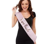 Écharpe Team Bride Accessoire d'enterrement de vie de jeune fille rose