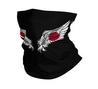 Echarpe Tête Pirate Joli Drapeau du Japon Bandeau Magique Ultra-Douce Balaclava pour Course À Pied, Moto, Extérieur