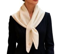 Écharpe tour de cou pour femme - Petite écharpe en laine triangulaire - 35,43 x 11,81 pouces | Écharpes légères et élégantes pour la maison, l'automne, la randonnée, la marche, les sorties