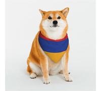 Écharpe triangulaire élégante avec drapeau de l'Arménie - Accessoire pour animal domestique - Lavable - Pour fille, garçon, chien ou chat - Taille L