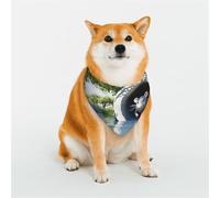 Écharpe triangulaire élégante en forme de souris pour animal domestique, accessoire pour animal domestique, foulard lavable pour fille, garçon, chien ou chat, taille L