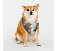 Écharpe triangulaire élégante imitation souris pour animal domestique, accessoire pour animal domestique, foulard lavable pour fille, garçon, chien ou chat, taille L