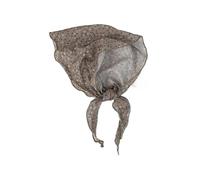 Écharpe triangulaire multi-usage avec imprimé floral élégant pour femme, style quotidien et vacances, bandana triangulaire coloré léger, Gris kaki., Taille unique