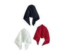 Écharpe triangulaire polyvalente pour homme et femme comme turban ou bandana, tissu doux et respirant, adapté pour un usage quotidien, 1, As the pic show