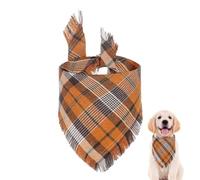 Écharpe triangulaire pour chien, écharpe à carreaux, bandana triangulaire respirant pour chien | Bandanas lavables pour animaux de compagnie, foulard décoratif pour chien, maison, collection, vie