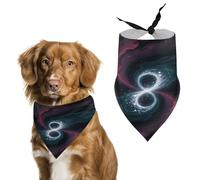 Écharpe triangulaire réutilisable Dark Matter Tides pour animal domestique, bandana pour chien, bandana en polyester, bandana pour animaux de compagnie de petite, moyenne et grande taille, 70 x 30 cm