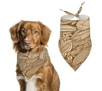 Écharpe triangulaire réutilisable pour animal domestique, bandana pour chien, tissu polyester, bandana pour animaux de compagnie de petite, moyenne et grande taille, 70 x 30 cm