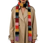 Écharpe Tricoté | Coloré Mince Rayé Tricoté Enrouleur De Cou,Écharpe pour Femme,Pour L'Automne Le Temps Froid L Utilisation Quotidienne Les Activités De Plein Air Le Voyage Et Les Vacances, Un, Fare