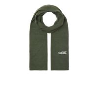 Jack & Jones Écharpe JACCOLL vert foncé/blanc taille unique