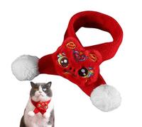 Écharpe tricotée d'hiver pour Chien, écharpe de Nouvel an pour Chiens | Foulards de décoration de Vacances - Écharpe en Tricot pour Chiens, Costumes de l'année du Serpent, écharpes Chaudes d'hiver