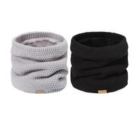 Écharpe Tricotée En Velours 2 Pièces, Écharpe Cache-Cou, Écharpe Coupe-Vent, Adaptée À Un Usage Quotidien, Au Ski, À La Course Et Au Cyclisme