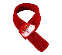 Écharpe tricotée pour chat de vacances - Écharpe pour chien de l'année du serpent au crochet, collier tricoté chaud et mignon, genou de chien de l'année du serpent, belle tenue d'hiver, écharpe de ser