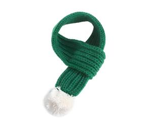 Écharpe Tricotée pour Chien, Châle de Noël pour Chat avec Pompon, Foulard de Coutumes pour Chien, Décoration Festif de la Fête, Ornements pour Les Fêtes et Les Déguisements
