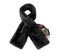 Écharpe tricotée - Velours de 20 cm | Cache-cou | Écharpe d'hiver | Tricoté multifonction | Pour les trajets quotidiens en plein air | Foulards à nœud tendance, Noir , Refer to description