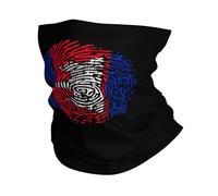 Écharpe Tube Adn Cambodgien Drapeau du Cambodge Étanche À La Poussière Bandeau Magique Imprimé Headwrap pour Ski Sports Extérieur