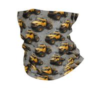 Écharpe Tube Camion Jaune Rétro Séchage Rapide Écharpe Demi-Visage Multifonctionnel Gaiter pour Jogging Yoga Randonnée