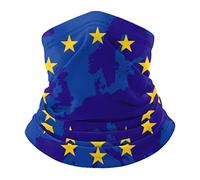 Écharpe Tube Drapeau De L'Union Européenne Europe Headwrap Microfibre Décoration Faciale Séchage Rapide Bandana pour Jogging, Yoga, Escalade