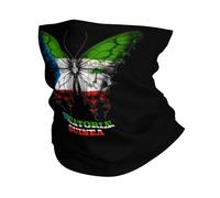 Écharpe Tube Drapeau des Papillons De La Guinée Équatoriale Multifonctionnel Tube Bandeaux Élastique Bandeaux pour Yoga Extérieur Moto