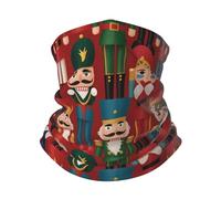 Écharpe Tube Fête De Casse-Noisette Étanche À La Poussière Décoration Faciale Élastique Cache-Col pour Vélo Moto Adulte