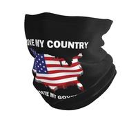 Écharpe Tube J'aime Mon Pays, mais Je Déteste Mon Gouvernement. Multi-Usage Chapeaux Demi-Visage Séchage Rapide Bandana pour Sports Homme Ski